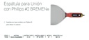 Espatula Durlock Union C/ Punta Ph2 Bremen 152mm Ac Inox Yesero Cod. 7250 Dgm
