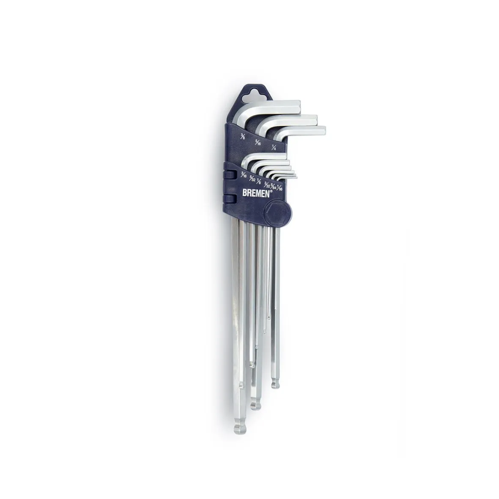 JUEGO LLAVES ALLEN X 9 PZS (SAE) - 3971 - BREMEN