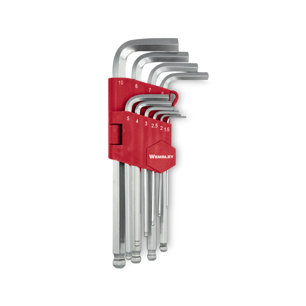 LLAVES ALLEN x 10 Pz. CARDANICA mm WEM - 2502 - WEMBLEY