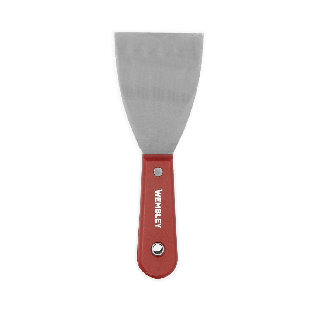 ESPATULA WEMBLEY Mango Plastico Rojo ( 76) 3"