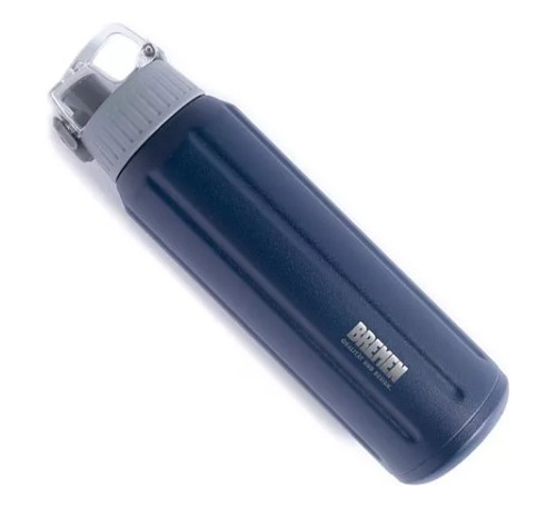 [7296_BREMEN] TERMO DEPORTIVO 600ML AC. INOX AZUL - 7296 - BREMEN