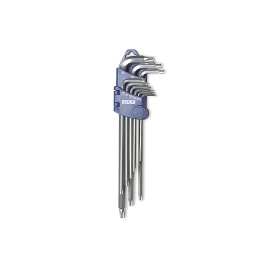 [4159] JUEGO LLAVES TORX 'L' X 9 PZS. SERIE LAR - 4159 - BREMEN