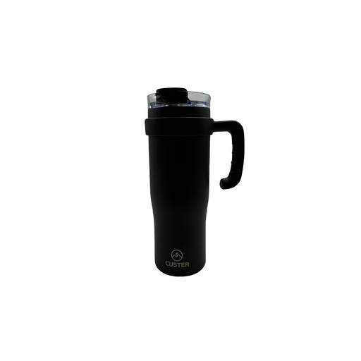 [95-023-006] VASO TERMICO 1200 ML. NEGRO C/ MANIJA