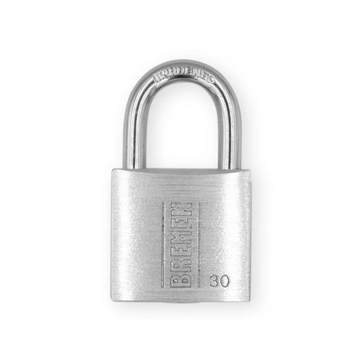 [7540] CANDADO DE ALUMINIO 30mm TRABA DOBLE BREMEN®