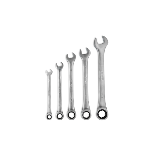 [7777_BREMEN] JUEGO DE LLAVES COMBINADAS CON CRIQUE MM Y SAE  (10 PZS) BREMEN®