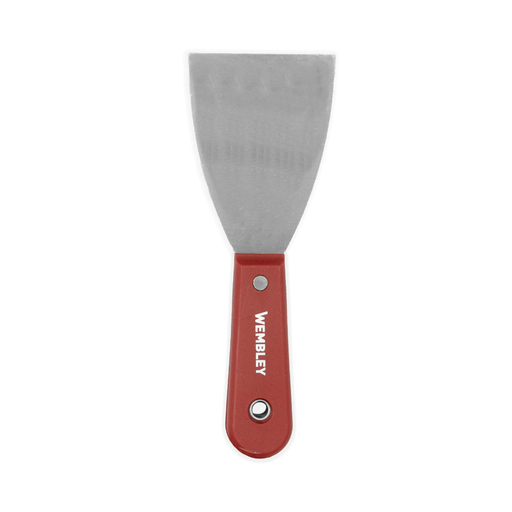 [7966] ESPATULA WEMBLEY Mango Plastico Rojo ( 76) 3"