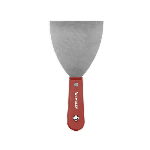 [7968_WEMBLEY] ESPATULA WEMBLEY Mango Plastico Rojo (102) 4"
